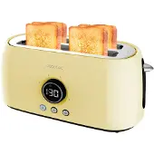 Cecotec Vertikaler Classictoast 15000 Gelb Extra Doppel-toaster