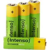 Intenso Akku NiMH, Mignon, AA, HR06, 1,2V/2600mAh Energy Eco, Retail (4-Pack)