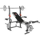 Hammer Hantelbank Bermuda XT multifunktionale Fitness Trainings Bank ohne Gewichte