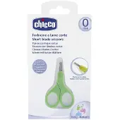 Chicco Kinderschere mit kurzer Klinge und abgerundeter Spitze 0 m+ 1 Stk