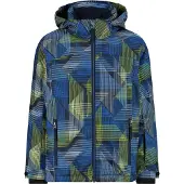 CMP KID JACKET SNAPS HOOD dk.blau/gemustert 152