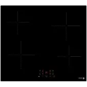 Fagor FTV460C, Schwarz, Integriert, 59 cm, Keramik, Glas, 4 Zone(n)