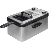 Brandt FRI4200, Fritteuse, 4,2 l, 1,2 kg, Einzelbild, Edelstahl, Drehregler