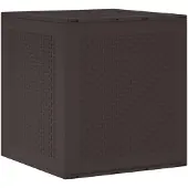 vidaXL Aufbewahrungsbox Braun 55 x 53 x 57 cm Polypropylen