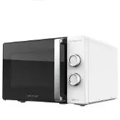 Cecotec 01546, Arbeitsplatte, Solo-Mikrowelle, 23 l, 700 W, Drehregler, Weiß