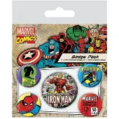 Pyramid Int. Marvel Comics Ansteck-Buttons 5er-Pack Iron Man