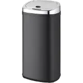 Kitchen Move Automatikeimer 42l schwarz/edelstahl BAT-42LS02A BLACK SS