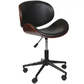 Home Deco Factory Reno Black Roller Stuhl