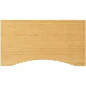 vidaXL Schreibtischplatte 100x60x4 cm Bambus