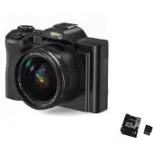 INF Digitalkamera 5K/48MP/16X Zoom/6-Achsen-Anti-Shake 3,5-Zoll-Bildschirm