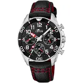 Lotus Jugend Kinder Uhr Classic Elegant Leder Armbanduhr schwarz UL18859/2