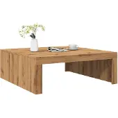 vidaXL Couchtisch Artisan-Eiche 100x100x35 cm Holzwerkstoff
