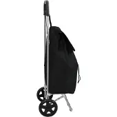 vidaXL Einkaufswagen Schwarz 35 x 28 x 92 cm Oxford-stoff