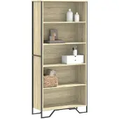 vidaXL Bücherregal Sonoma-Eiche 80x31x169 cm Holzwerkstoff