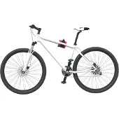 vidaXL Fahrrad-Montageständer Wandmontage Klappbar Rot Schwarz Stahl