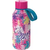 Quokka Solide Kinderthermoskanne mit Riemen Zebrs 330 ml
