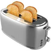 Cecotec Toast&Taste 1600 Retro Double Inox Upright