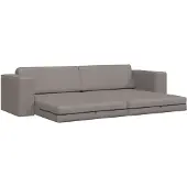 vidaXL Schlafsofa Taupe 245 x 78 x 77 cm Stoff