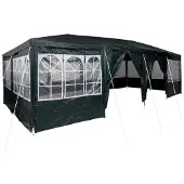 vidaXL Party-Zelt Grün 800 x 400 x 266 cm Polyethylen