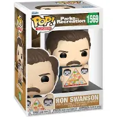 Funko POP! Pop! Vinyl Parks And Recreation Ron Swanson With Pyramid Of Greatness Figur One Size