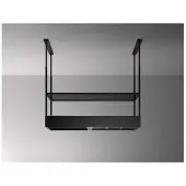 Falmec Inselhaube Spazio, 130 cm, Schwarz, 102525