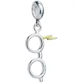 Carat HARRY POTTER - Eclair & Lunettes - Charme Pendentif pour Bracelet