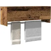 vidaXL Kleiderschrank Altholz-Optik 100x32,5x35 cm Holzwerkstoff