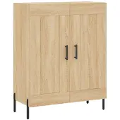 vidaXL Highboard Sonoma-Eiche 69,5x34x180 cm Holzwerkstoff