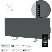 AENO AGH0005S, Infrarot-Heizlüfter, Android, iOS, CE, RED, RoHS, REACH, WEEE, TUV (CE), Drinnen, Zimmerdecke, Flur, Wand, Grau