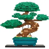Bandai Steinfigur - BANDAI - NANOBLOCK - Bonsai Deluxe - 1130 Teile