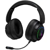 The G-Lab Kabelloses Gaming-Headset – – KORP IRIDIUM – Mikrofon – RGB – PC/PS4/Xbox One – Schwarz
