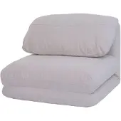 Mendler Schlafsessel HWC-E68, Schlafsofa Funktionssessel Klappsessel Relaxsessel, Stoff/Textil beige