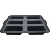 Zenker Silikon Fiberglas 6 Financiers Form 26 x 22 cm
