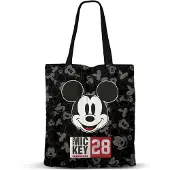 KARACTERMANIA Disney Mickey Mouse Year Einkaufstasche Schwarz Schwarz One Size