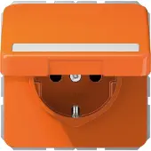 JUNG Steckdose 1f or glz CD UP Klappd IP20 CD1520BFNAKLO