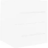 vidaXL Waschbeckenunterschrank Weiß 41x38,5x48 cm Holzwerkstoff