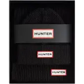 Hunter Geschenkset Jura Scarf and Beanie Unisex Black