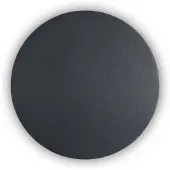 Ideal Lux Moderne Wandleuchte Abdeckung Aluminium Schwarz Led 11W 3000K Warmes Licht D20Cm