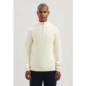Dstrezzed Herren Pullover & Cardigans Skipper Ribknit - Creme - Größe M