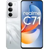 Realme C71 Weiß, Smartphones mit 6,67‑Zoll‑HD+‑Display (120 Hz), 6300 mAh Akku und 45 W Schnellladung, 6 GB RAM + 128 GB Speicher