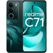 Realme C71 Grün Smartphones, 6,67‑Zoll‑Display (HD+ 120Hz), Globales Unlock, Massivbatterie 6300 mAh &amp; 45 W Schnellladen, (6 GB + 128 GB)