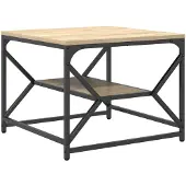 vidaXL Couchtisch Sonoma-Eiche 51 x 50 x 40 cm