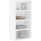 vidaXL Beistellschrank ODDA Weiß 40x24x79 cm Massivholz Kiefer