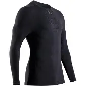 X-Bionic - Thermo-T-Shirt mit langen ärmeln / Griff / ärmel - Mightywool Shirt LS M Black für Herren aus Wolle - Größe XL - schwarz