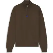 HUGO Neeler 10249110 Blue Halbreißverschluss-sweatshirt