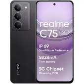 Realme C75 5G, MediaTek Dimensity, 8 GB, 256 GB, 50 MP, Schwarz
