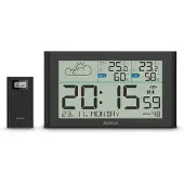 Hama 00222216, Schwarz, Innen-Hygrometer, Innen-Thermometer, Außen-Hygrometer, Außen-Thermometer, Hygrometer, Thermometer, Hygrometer, Thermometer, 20 - 95%, 20 - 95%