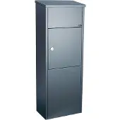 Allux 600 Paketbriefkasten - Mit Standard-Zylinderschloss - Anthrazit