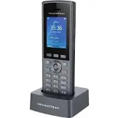 Grandstream Networks DP735, IP-Telefon, Grau, Kabelloses Mobilteil, Antibakteriell, Chemikalienbeständig, Tropfsicher, Staubgeschützt, Wasserdicht, 50 m, 400 m