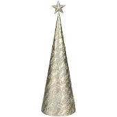 House of Seasons Weihnachtsbaum gold 39,5 x 12 cm